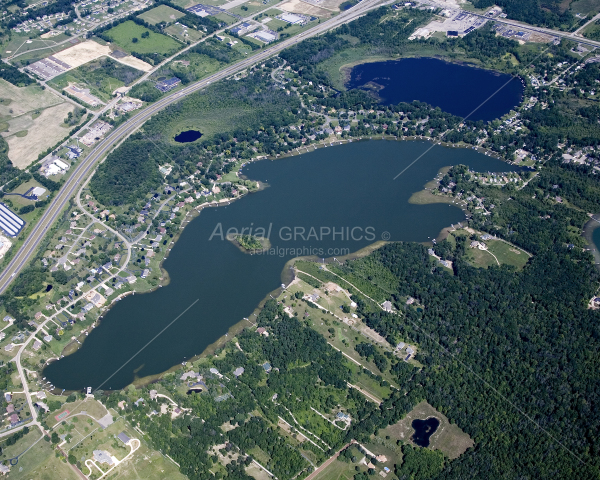 Long Lake in Livingston County, Michigan